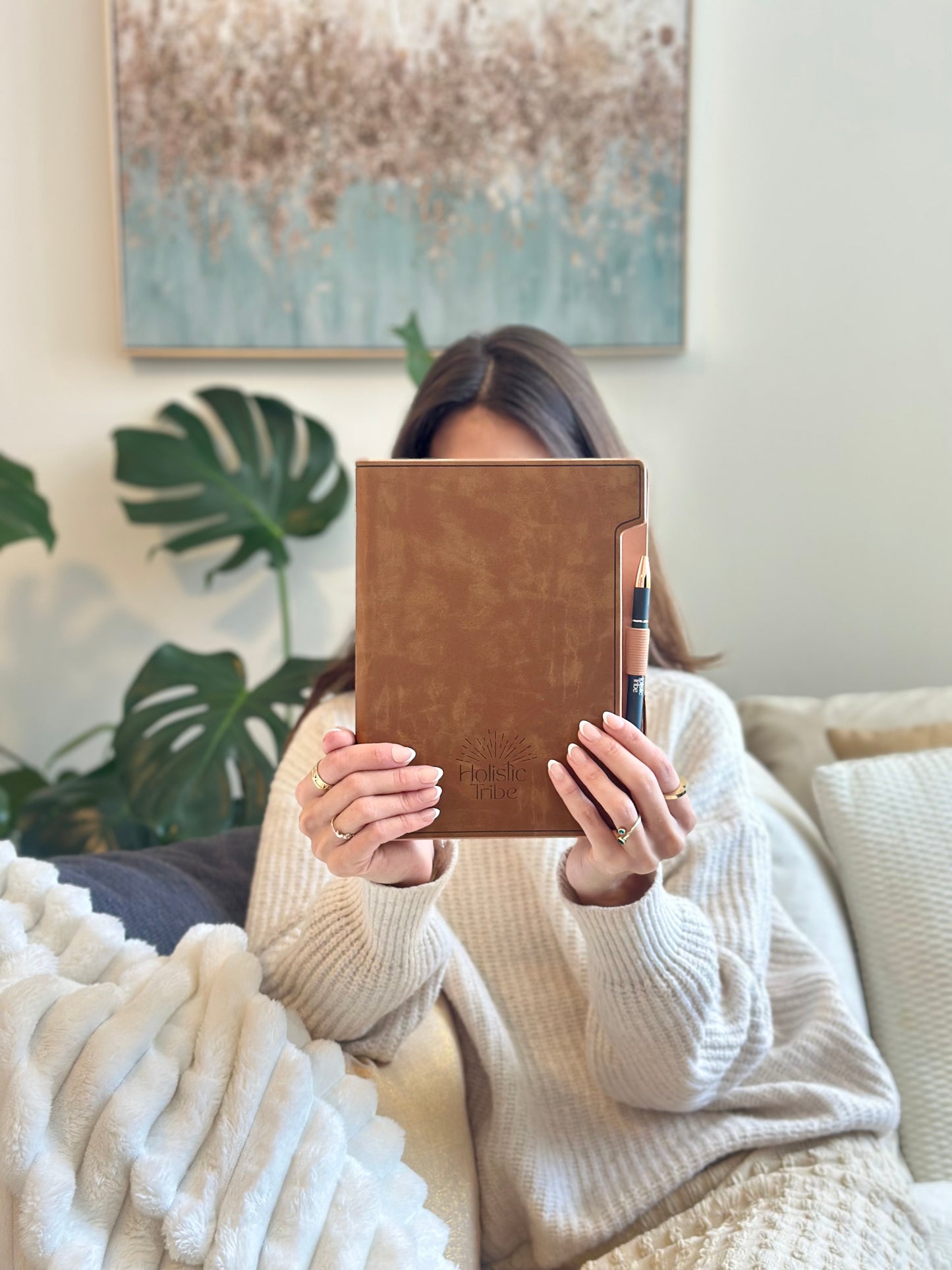 Holistic Tribe Journal Caramel Brown