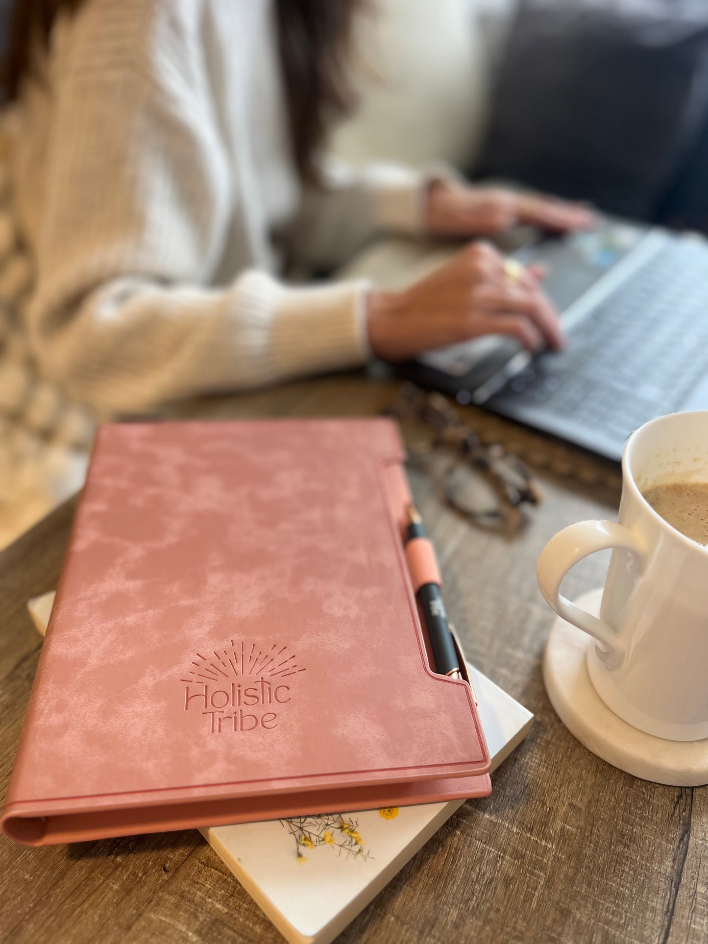 Holistic Tribe Journal Blush Pink