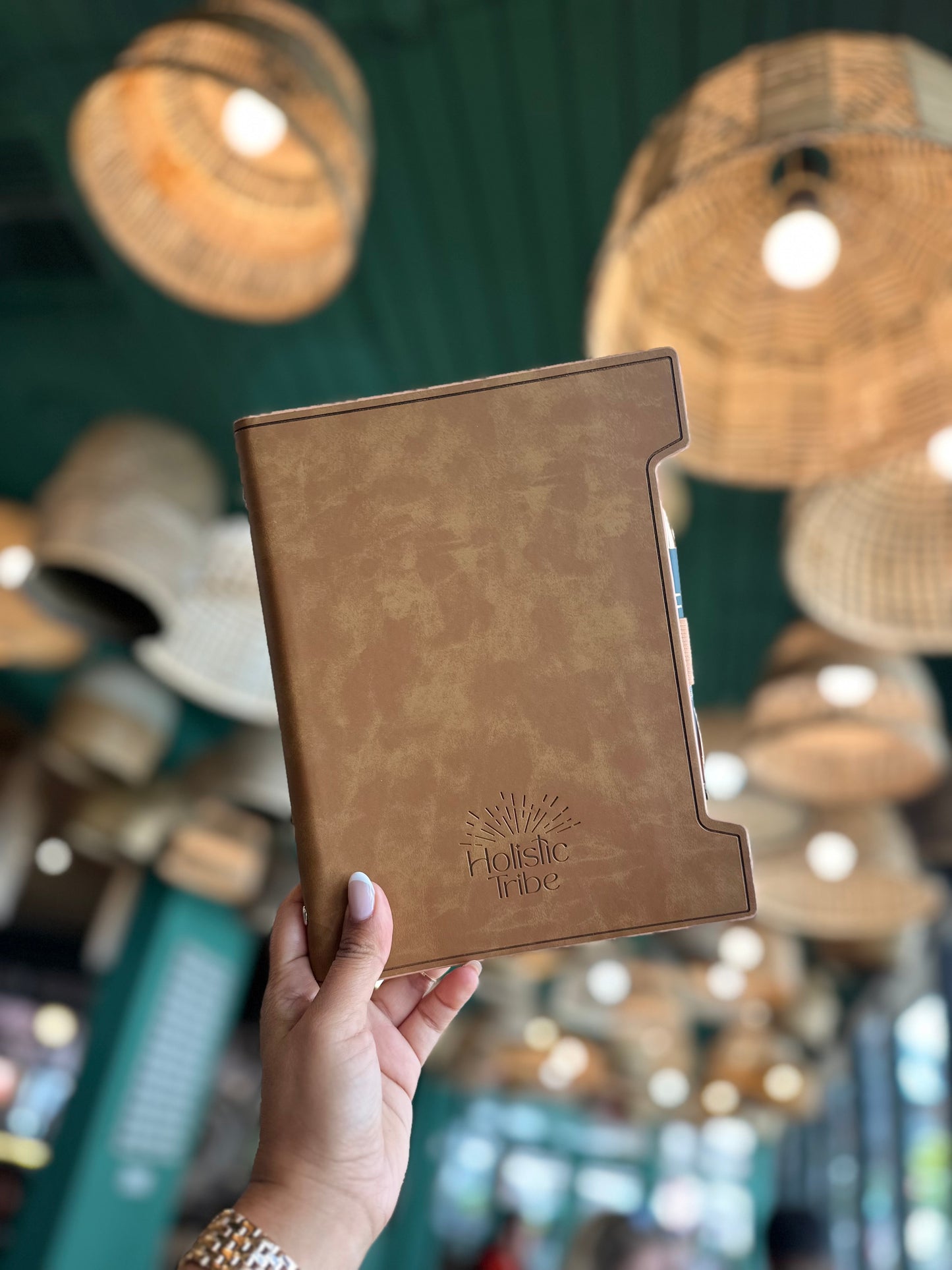 Holistic Tribe Journal Caramel Brown