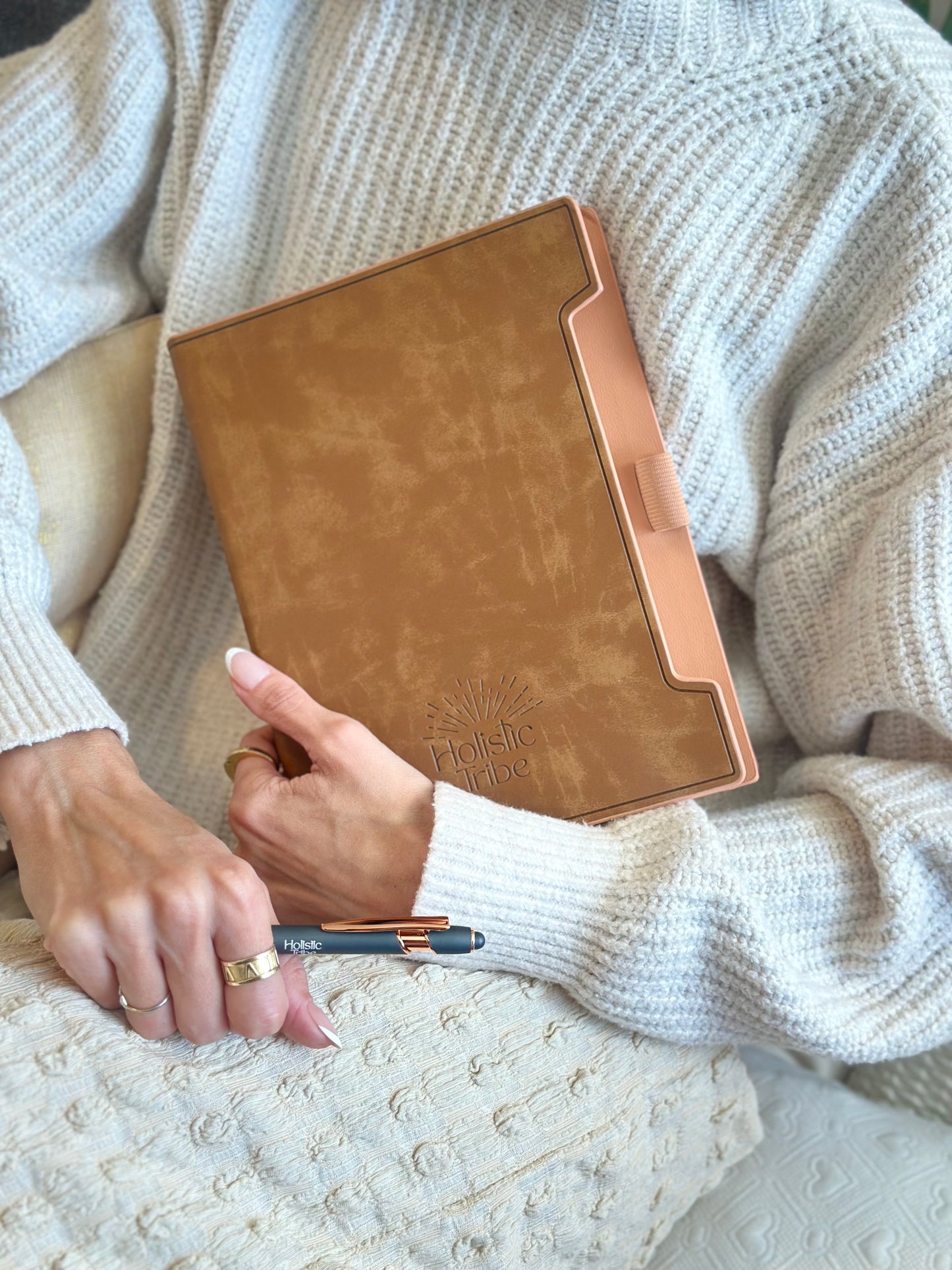 Holistic Tribe Journal Caramel Brown