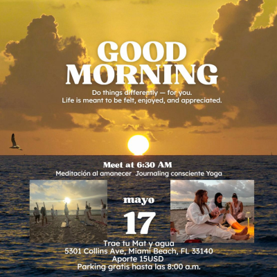 Amanecer una vez al mes todos los meses